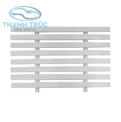 Thanh nhựa rãnh tràn 2 chấu 25cm, 30cm - 41 thanh/ 1 mét